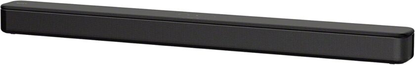 Sony S100F 2.0ch Soundbar with Bass Reflex Speaker, Integrated Tweeter and Bluetooth, (HTS100F), easy setup, compact, home office use with clear sound black